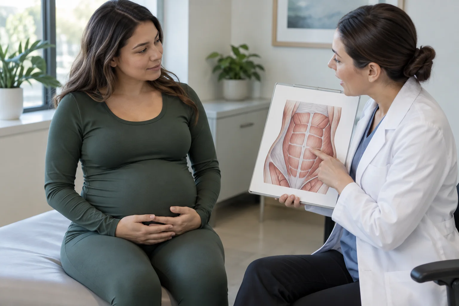 Pregnancy can stretch the abdominal wall and skin again, so future plans belong in the preoperative discussion.