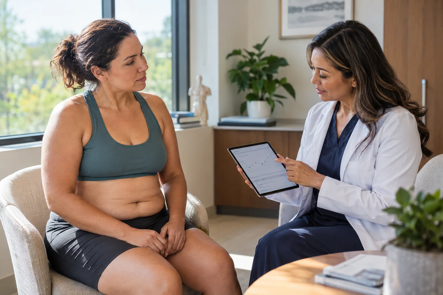 Candidacy is based on health, goals, weight stability and the operation proposed—not on appearance alone.